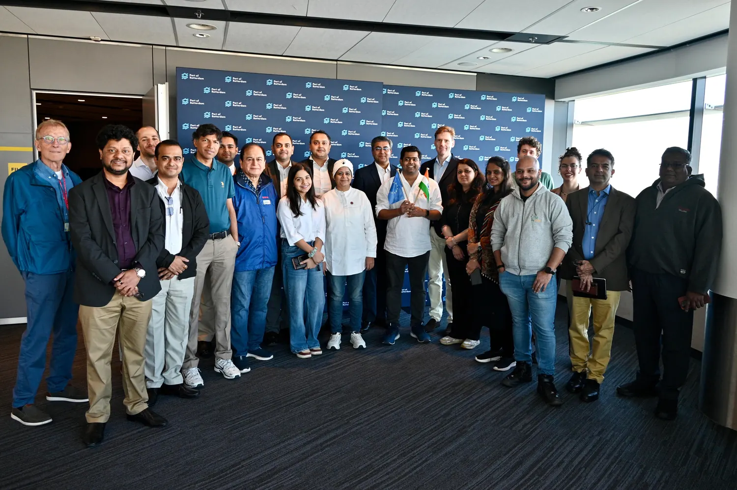 Our delegation at the Port of Rotterdam